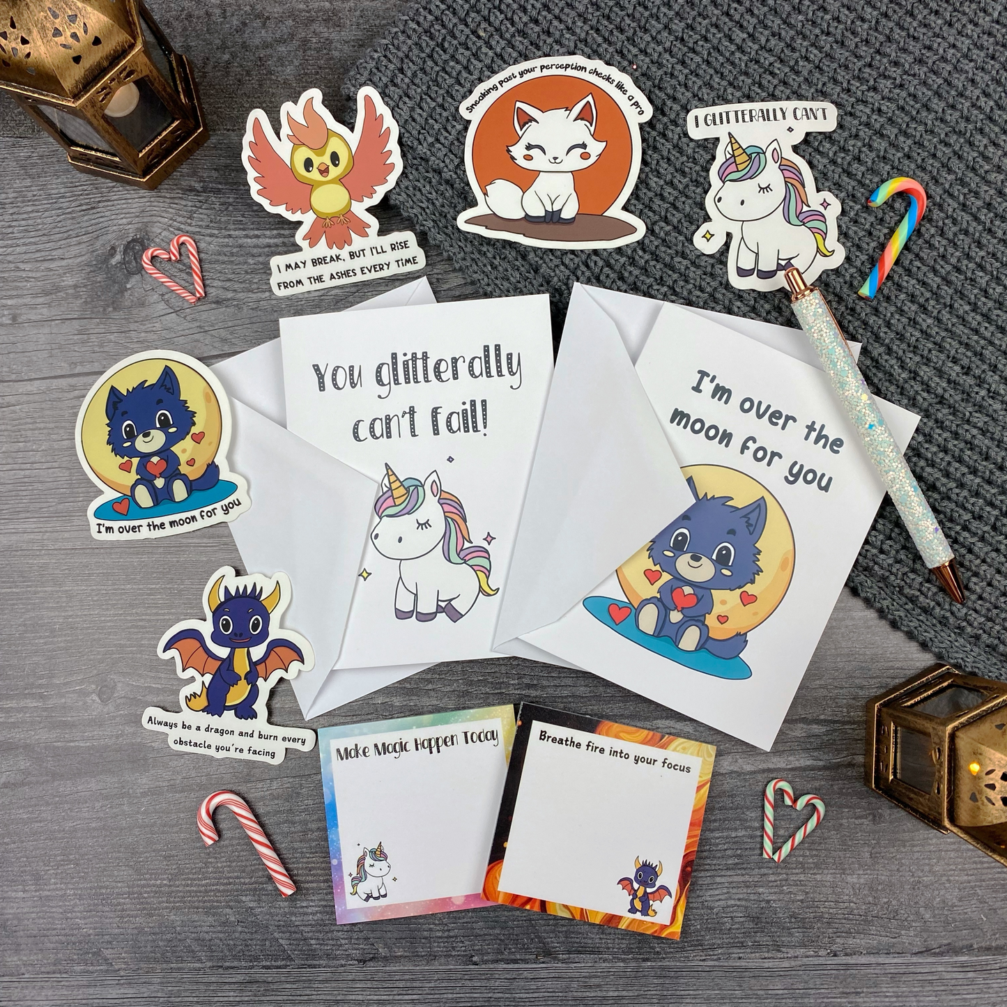 Unicorn Sticky Notes - Make Magic Happen Today | Cute Stationery