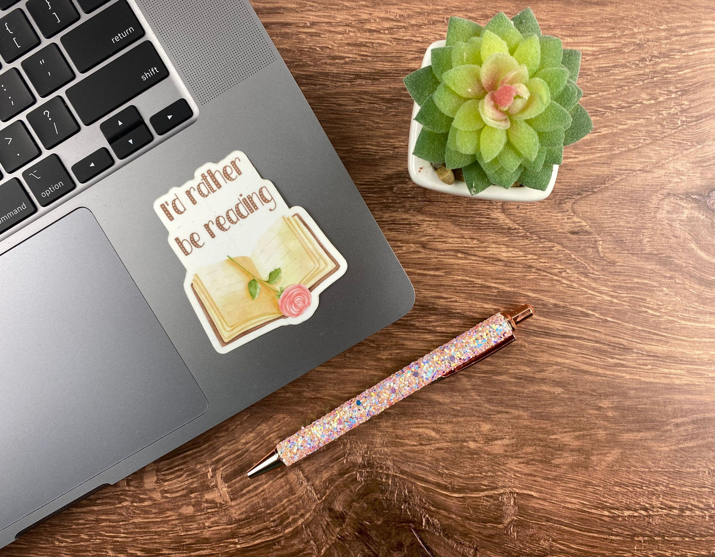I'd Rather Be Reading – Fantasy Book Nerd Sticker