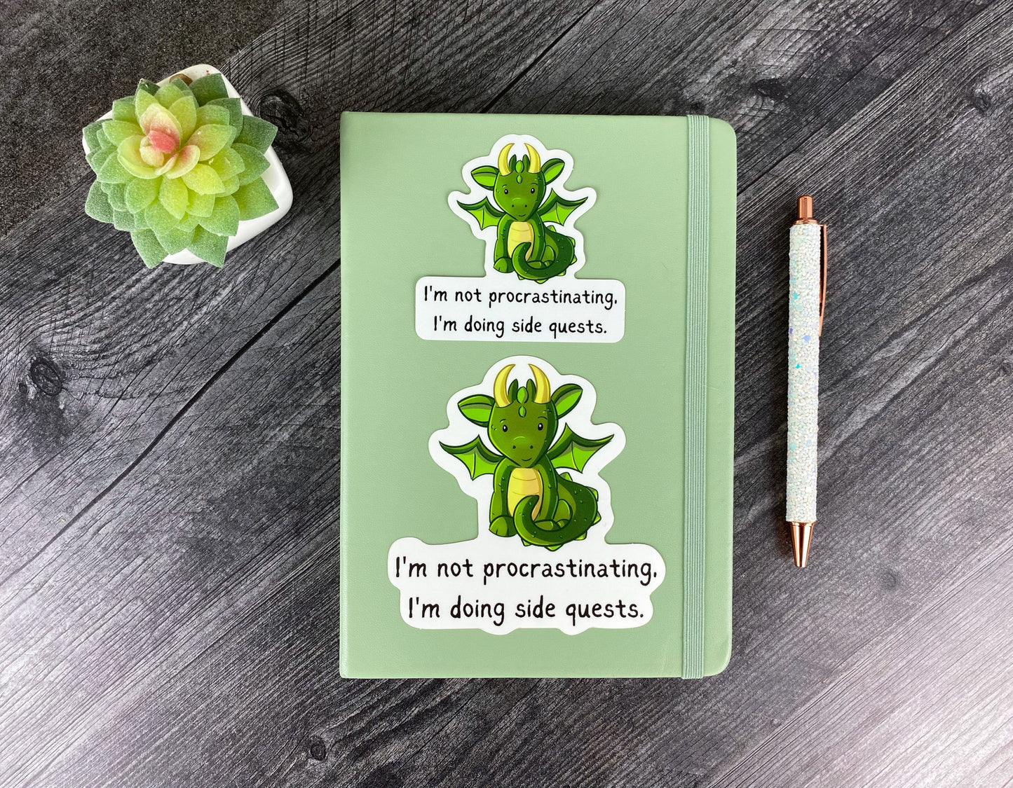 Gamer's Procrastination Sticker: Side Quests FTW