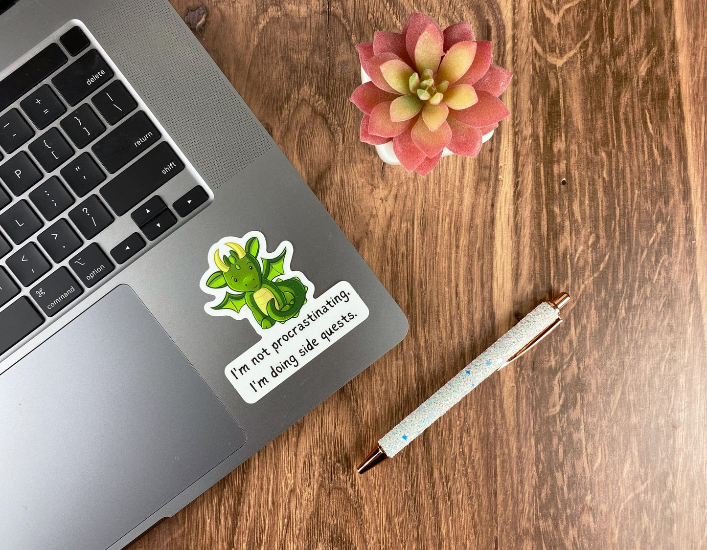 Gamer's Procrastination Sticker: Side Quests FTW