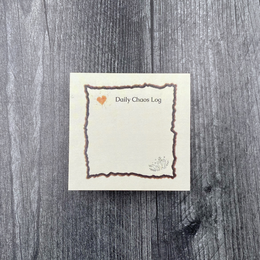 Daily Chaos Log - Witchy Sticky Note for Tracking the Mayhem