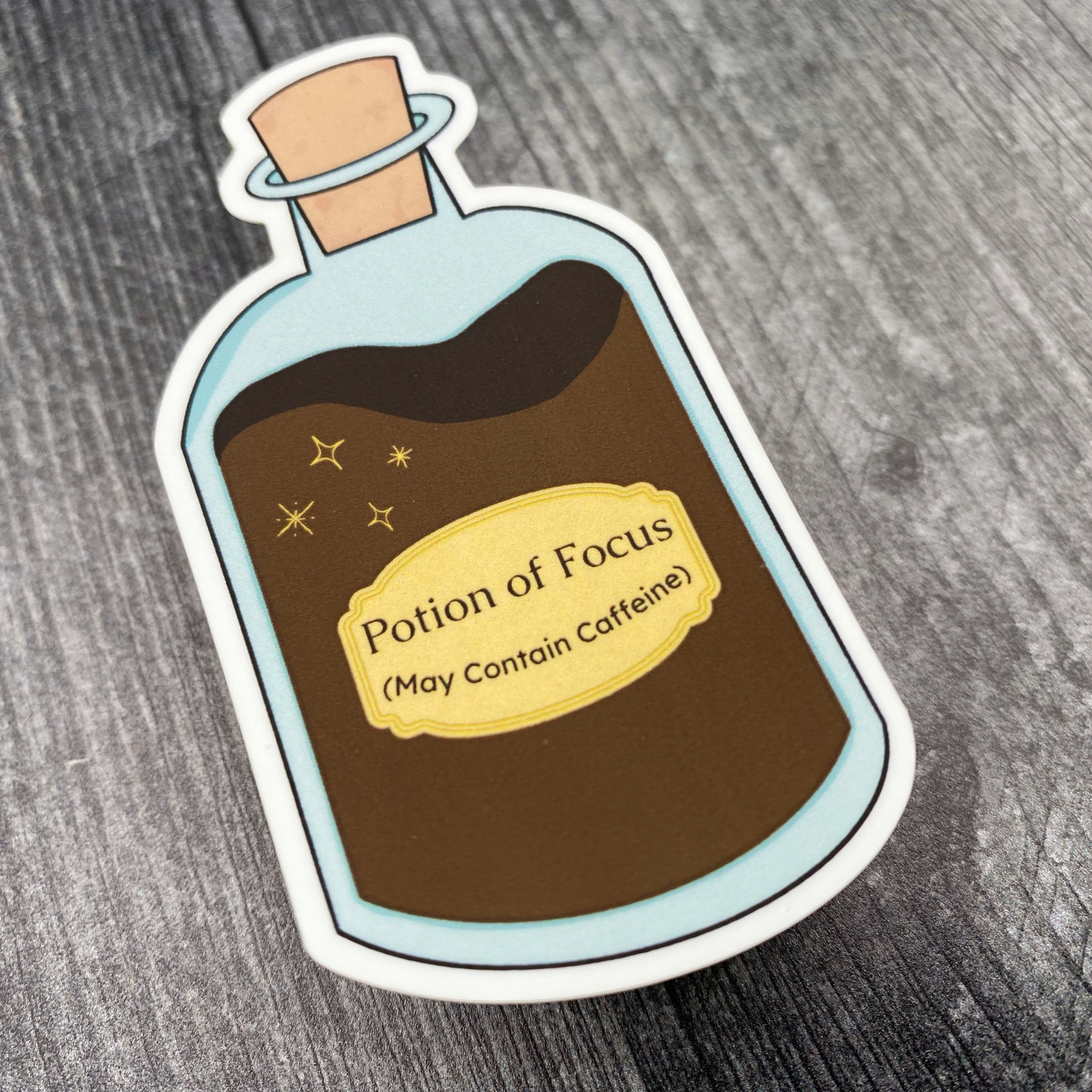 Potion of Focus Sticker - Coffee Bottle Vinyl Decal