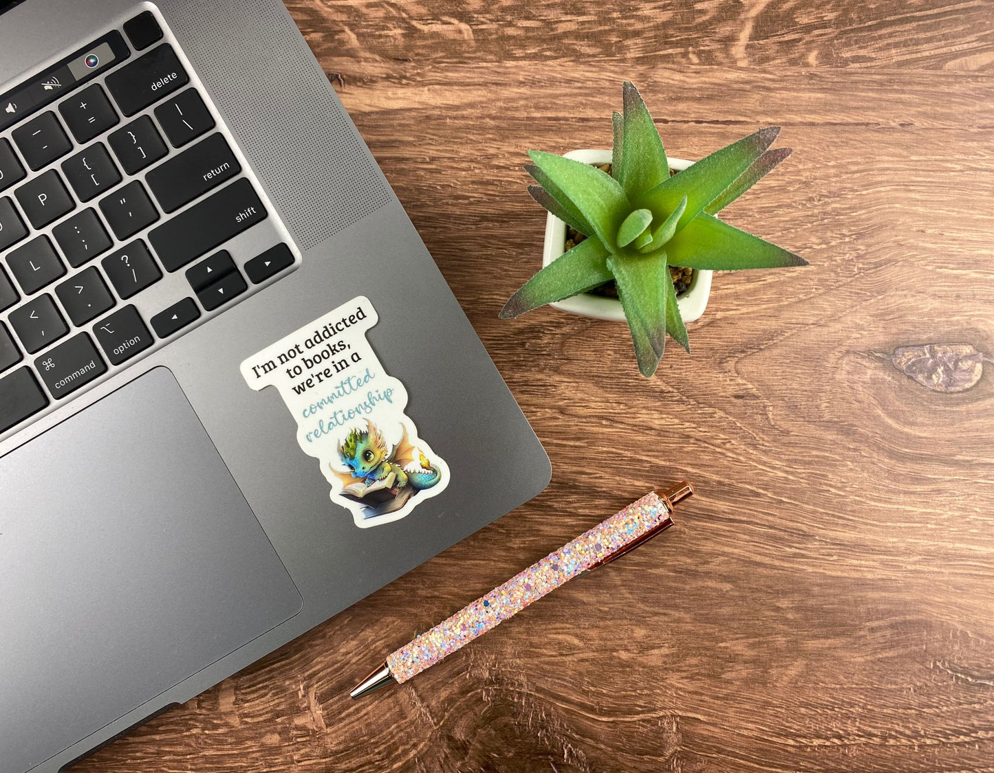 Not Addicted to Books Funny Book Lover Sticker