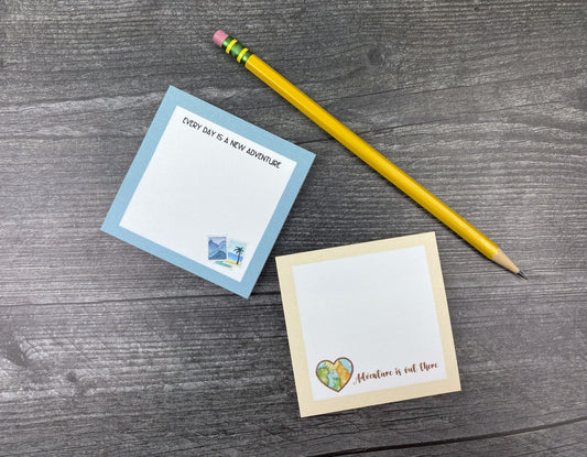 Adventure Quote Sticky Notes for Everyday Inspiration