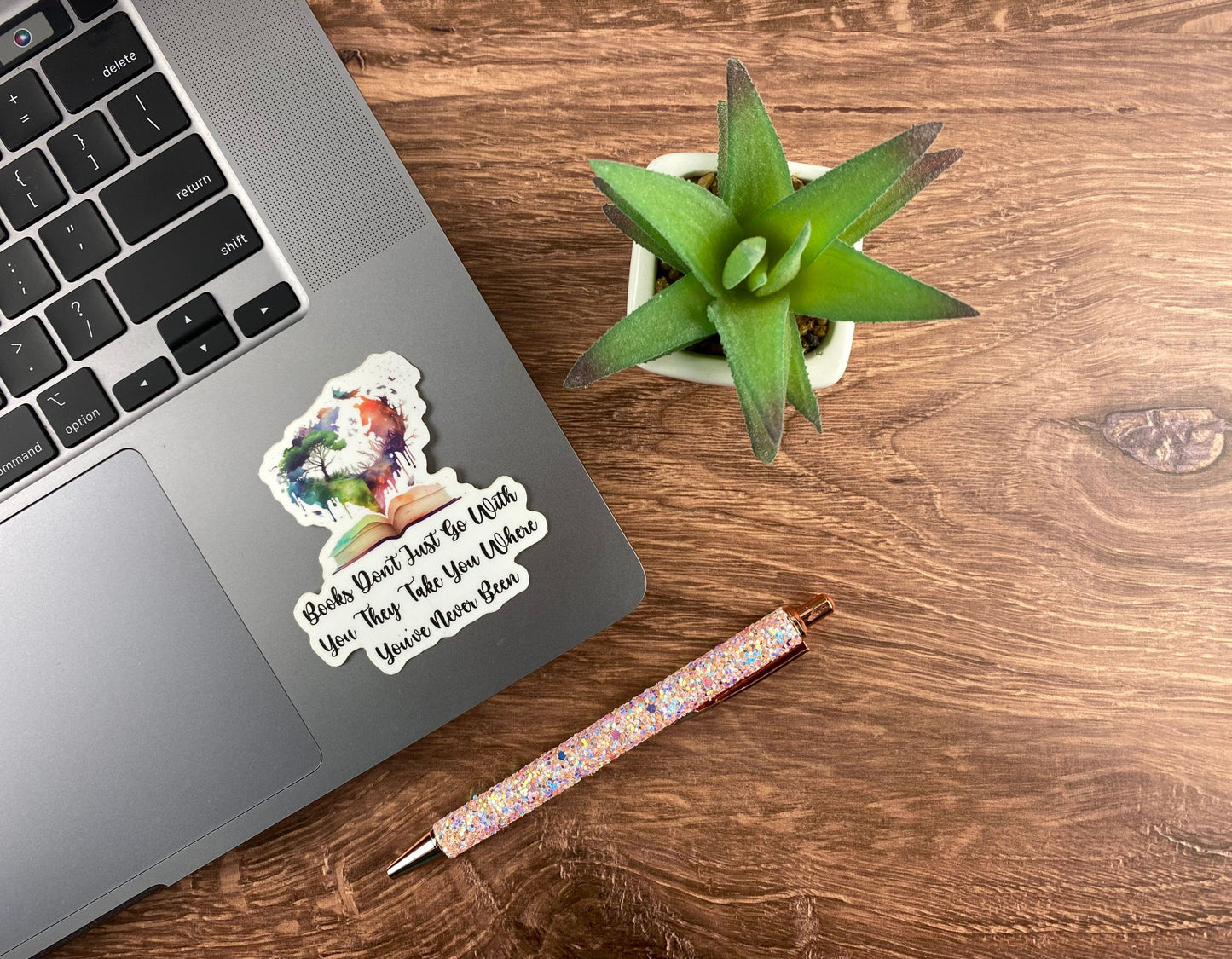 Bookish Notebook and Sticker Set - Perfect Gift for Readers