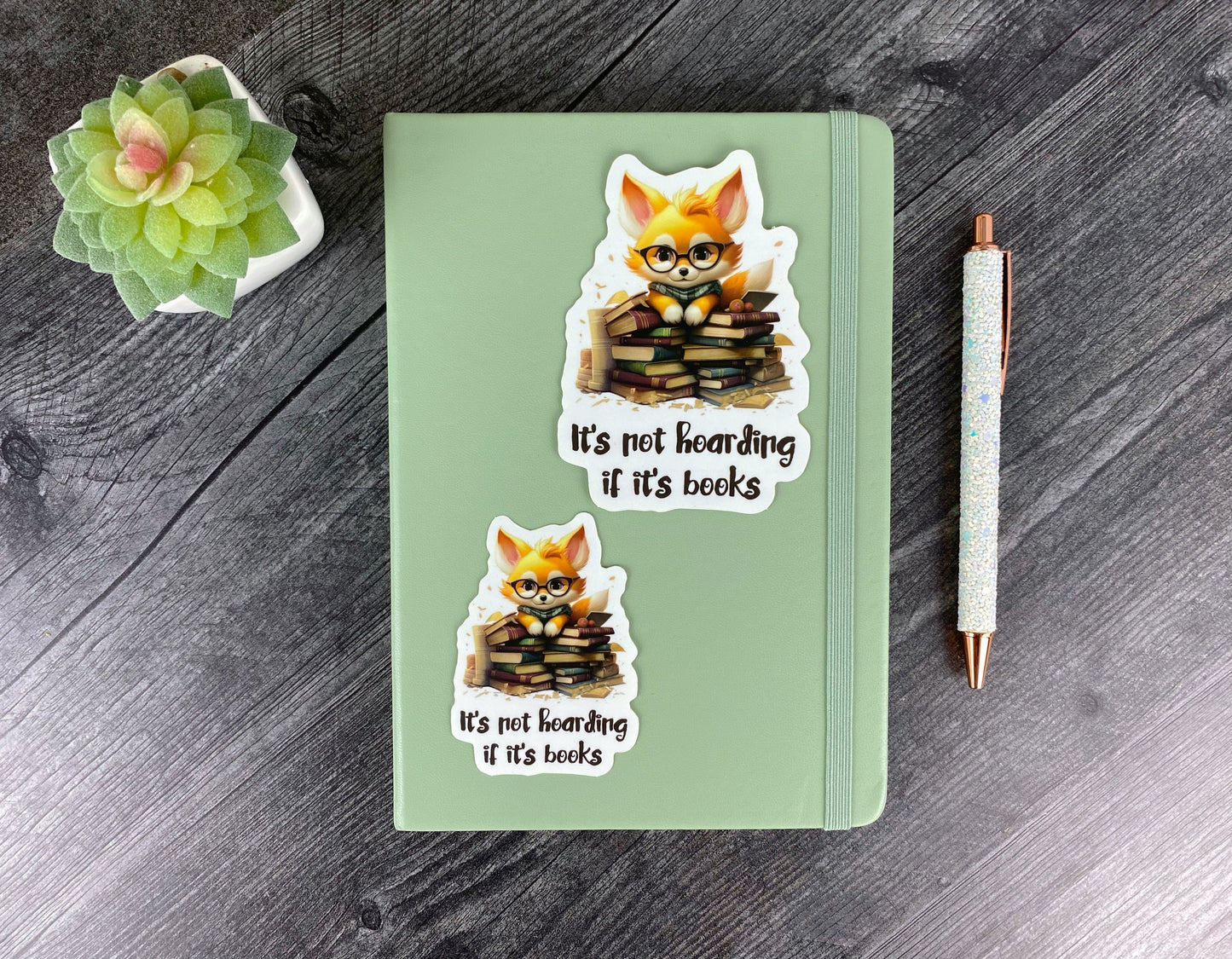 Sarcastic Book Hoarder Sticker: Flaunt Your Bookish Obsession