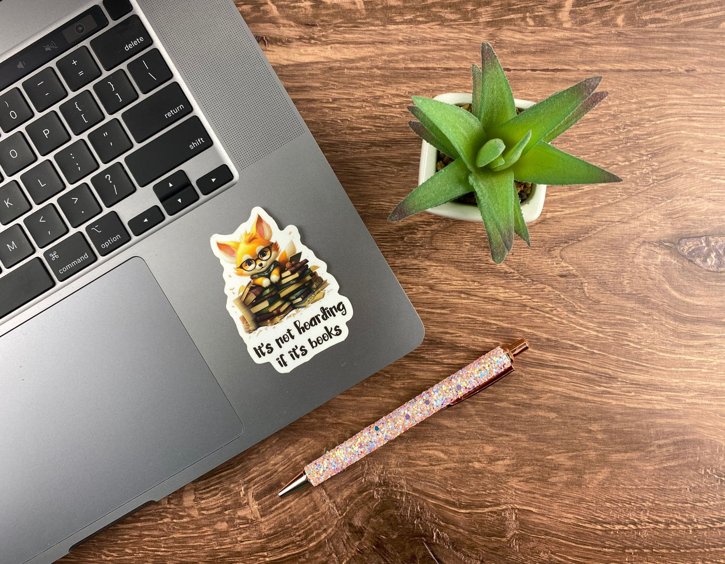 Sarcastic Book Hoarder Sticker: Flaunt Your Bookish Obsession