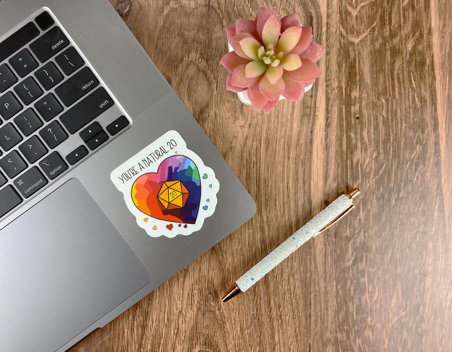 Level Up Your Gift Game: Natural 20 Card & Sticker Set