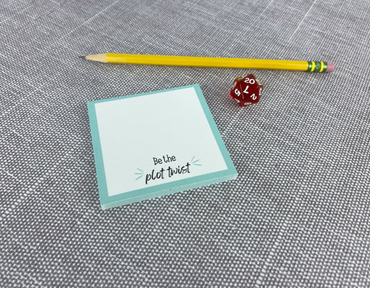 Be the Plot Twist – Motivational Sticky Notes for Creatives