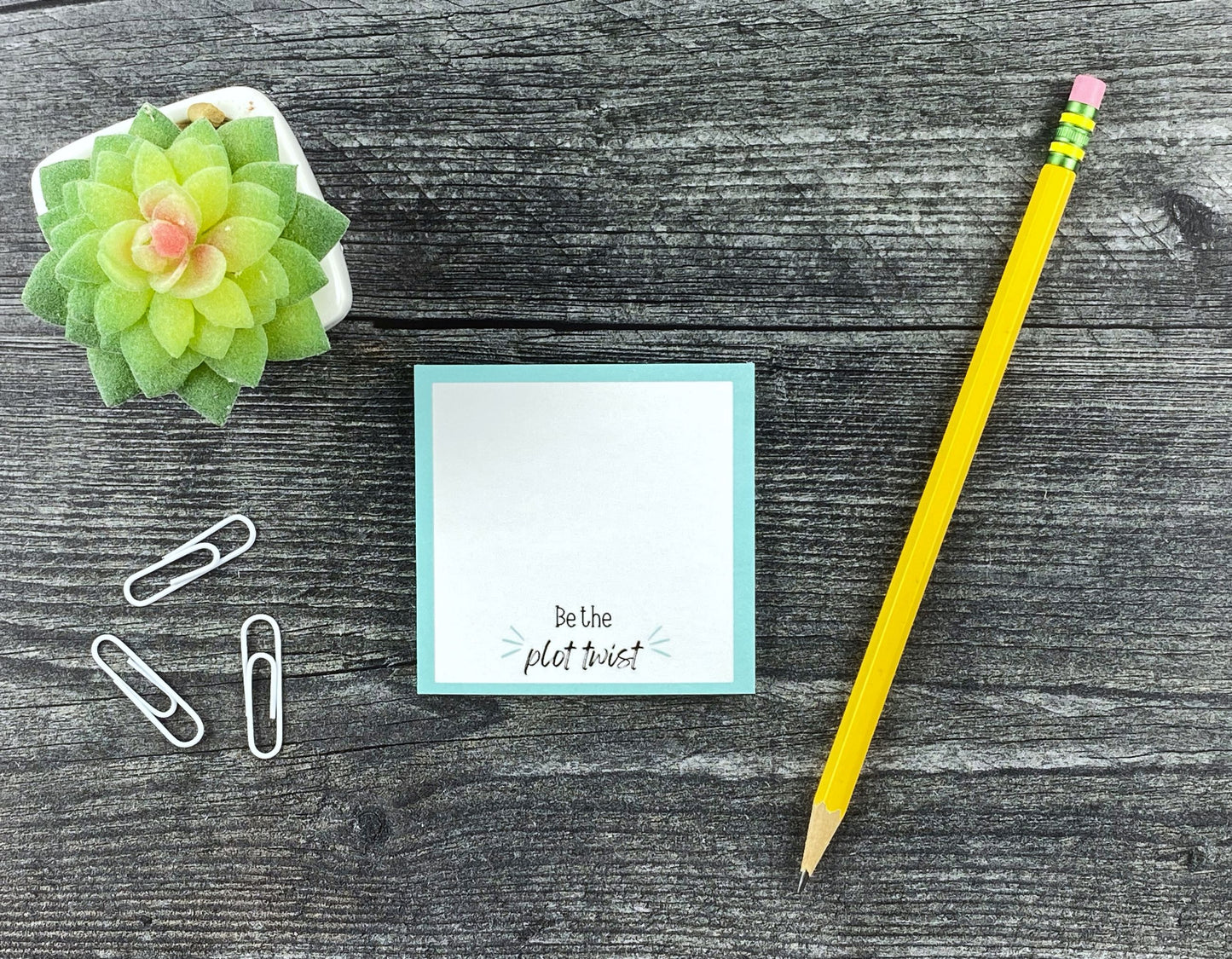 Be the Plot Twist – Motivational Sticky Notes for Creatives