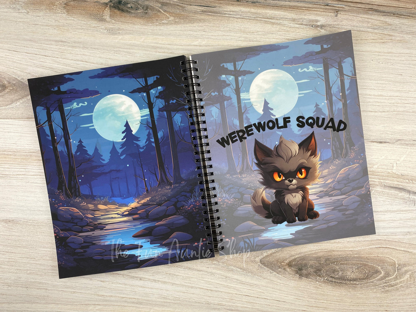Supernatural Stationery Duo - Werewolf Squad Notebook & Sticker Set